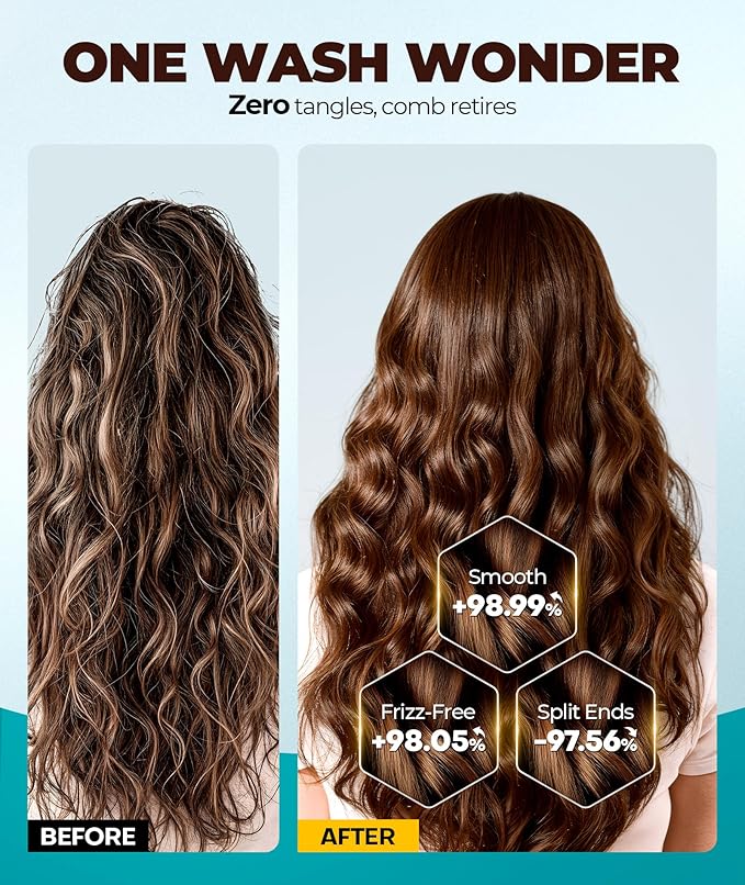 5X Penetration Hair Mask with 5 Botanical Oils, HA-Infused Hair Treatment for Ultra Moisture & Hydration, Dual-Protein Biomimetic Repair Keratin Conditioner, Deep Nourish Care for Damaged, Dry Hair