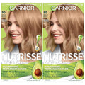 Garnier Hair Color Nutrisse Nourishing Creme, 80 Medium Natural Blonde (Butternut) Permanent Hair Dye, 2 Count (Packaging May Vary)
