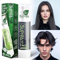 Temporary Hair Styling Color Serum, Green Blue Purple Red Hair Dye Color Gel Washable Natural Instant Hair Color Wax for DIY Hairstyle for Kids Men Women(Black#4)