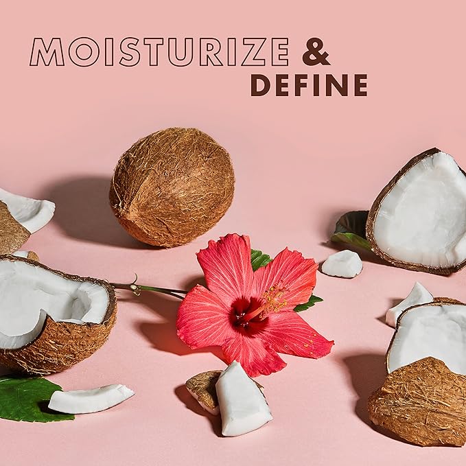 Shea Moisture Curl & Shine Conditioner Coconut & Hibiscus, for Thick, Curly Hair, to Moisturize & Soften, 24 oz