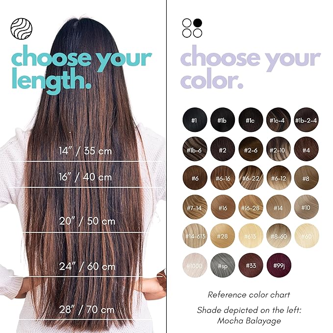 Irresistible Me Real Human Hair Extensions Clip Ins – 100% Human Hair Clip In Extensions for Length & Volume – Invisible Extension – Heat Resistant & Dyeable – Dimensional Brown, 24 Inches