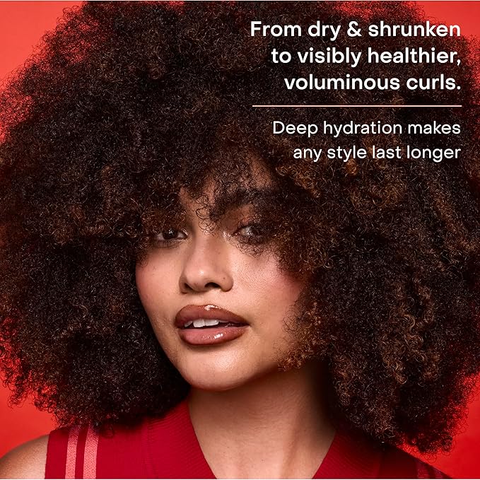 SheaMoisture Curl Stretch Multi-tasking Volume Cream Kalahari Melon Oil and a Tropical Vacation Scent With Hydrating Hyaluronic Serum, Defines Type 4 Curls For Days 11 Fl Oz