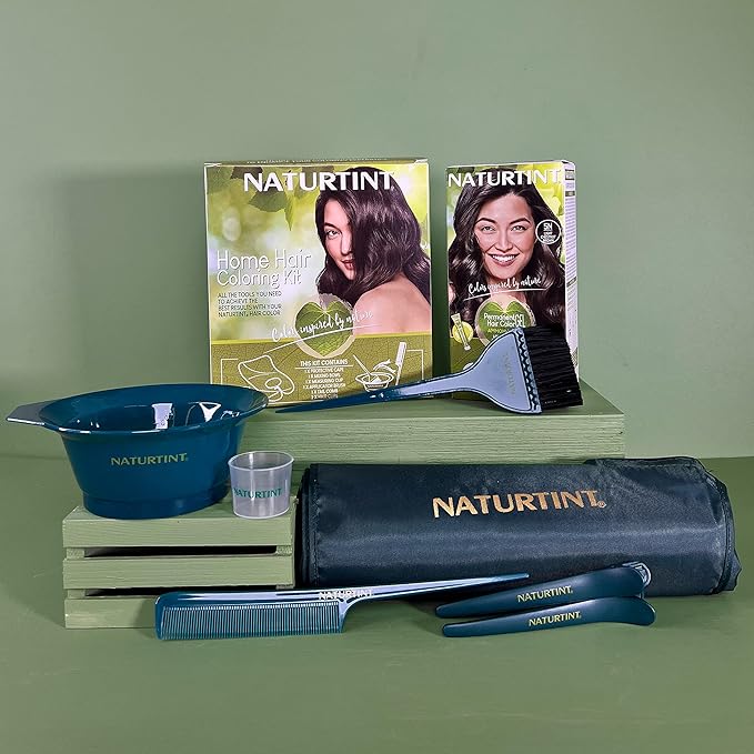 Naturtint Home Hair Coloring Kit – 6-Piece, Reusable, Hair Color Application Kit