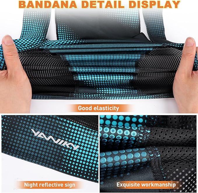 Bandanas Skull Caps for Men, Women Skull Cap Helmet Liner Cycling Hat Durags Motorcycle Bandana Sweat Wicking Do Rag