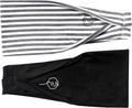 Maven Thread 4" Wide Workout Headbands for Women (2 Pack) – Non-Slip Sweatbands for Gym, Running & Yoga