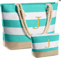 YOOLIFE Beach Bags for Women - Travel Canvas Beach Tote, Pool Waterproof Bag, Travel Essentials, Gifts for Women Birthday