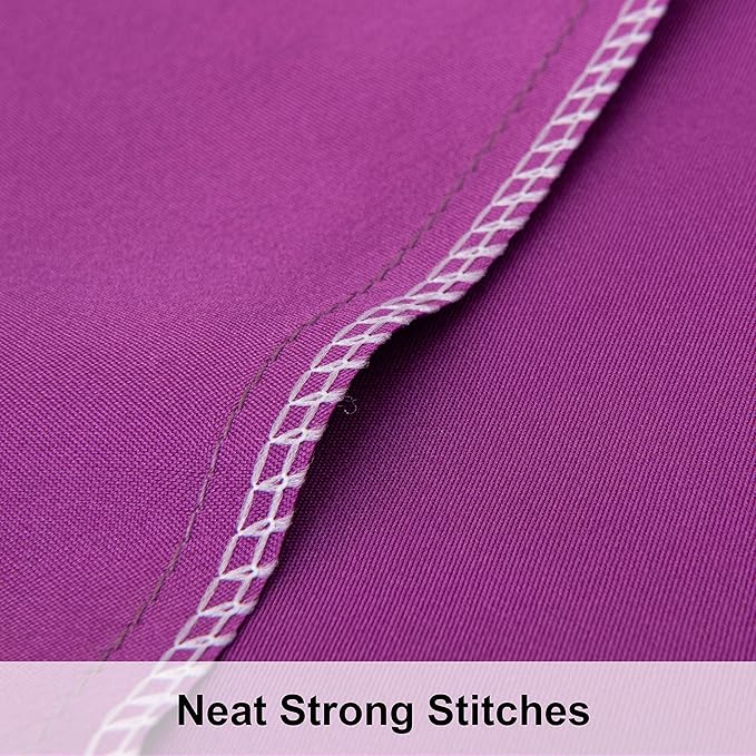 NTBAY Satin Body Pillowcase for Hair and Skin, Luxurious and Silky Pillow case with Envelope Closure, 20x54 Inches, Purple