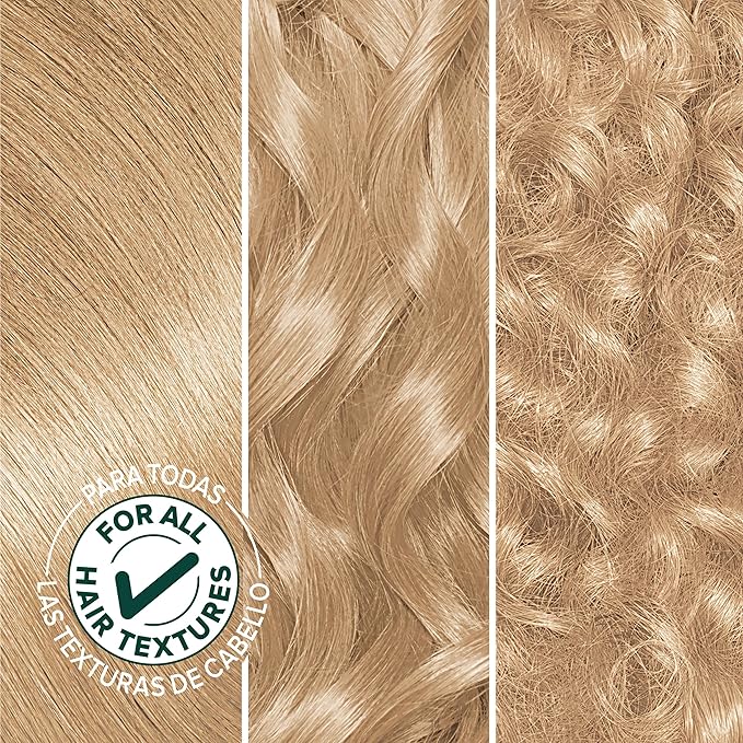 Garnier Hair Color Nutrisse Nourishing Creme, 90 Light Natural Blonde (Macadamia) Permanent Hair Dye, 2 Count (Packaging May Vary)