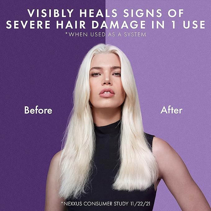 Nexxus Keraphix ProteinFusion Conditioner with Keratin Protein and Black Rice Conditioner for Damaged Hair 33.8 oz